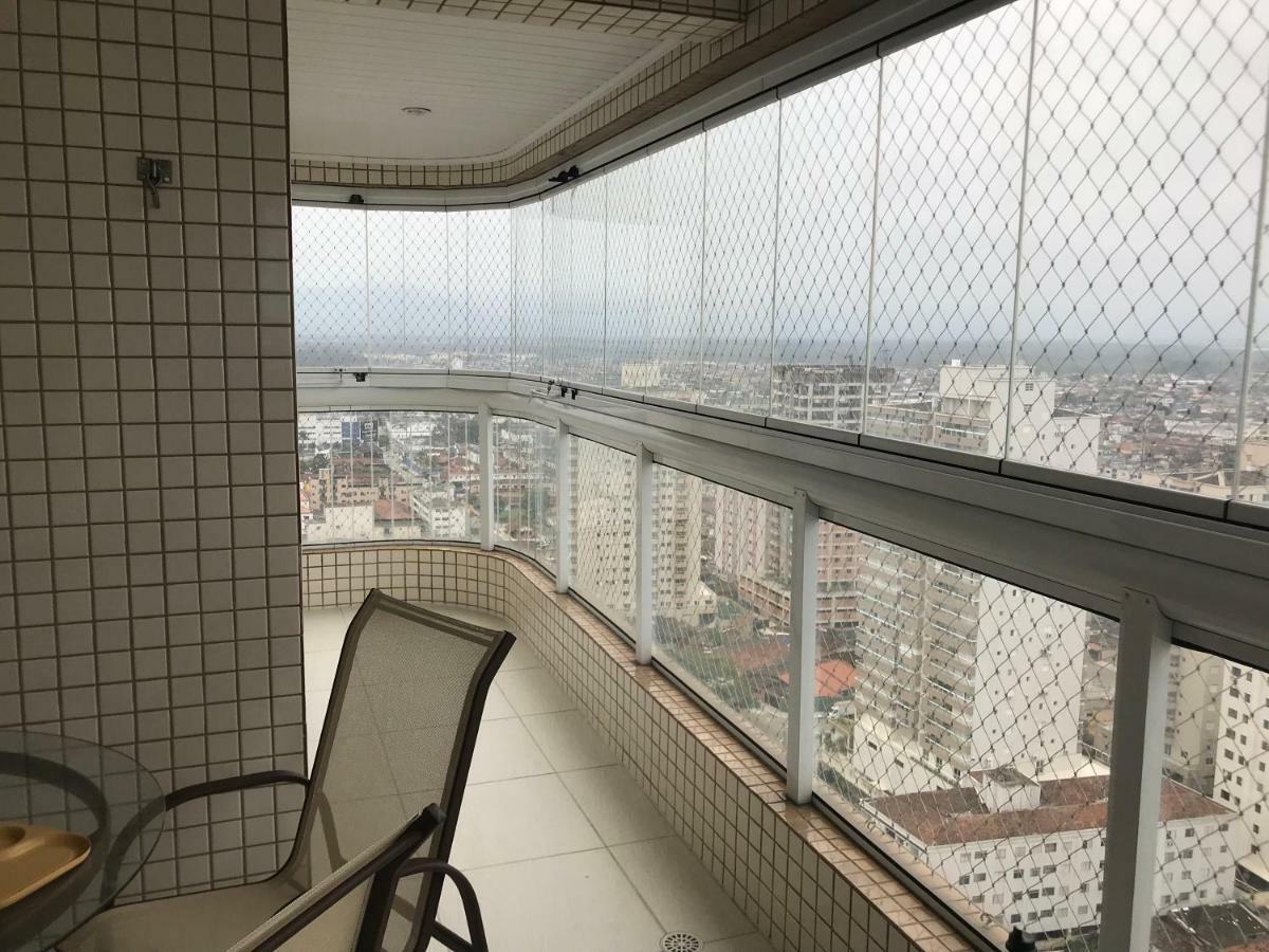 Apto Com Vista Para O Mar, 2 Vagas De Garagem E Churrasqueira Na Varanda Praia Grande  Exterior foto