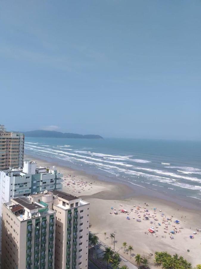 Apto Com Vista Para O Mar, 2 Vagas De Garagem E Churrasqueira Na Varanda Praia Grande  Exterior foto